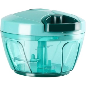 image:imageCambom Manual Food Chopper Vegetable Cutter Hand String Vegetable Chopper Onions Cutter for Vegetable Fruits Nuts BPA Free Food Safe Material 500ml BlackBlue