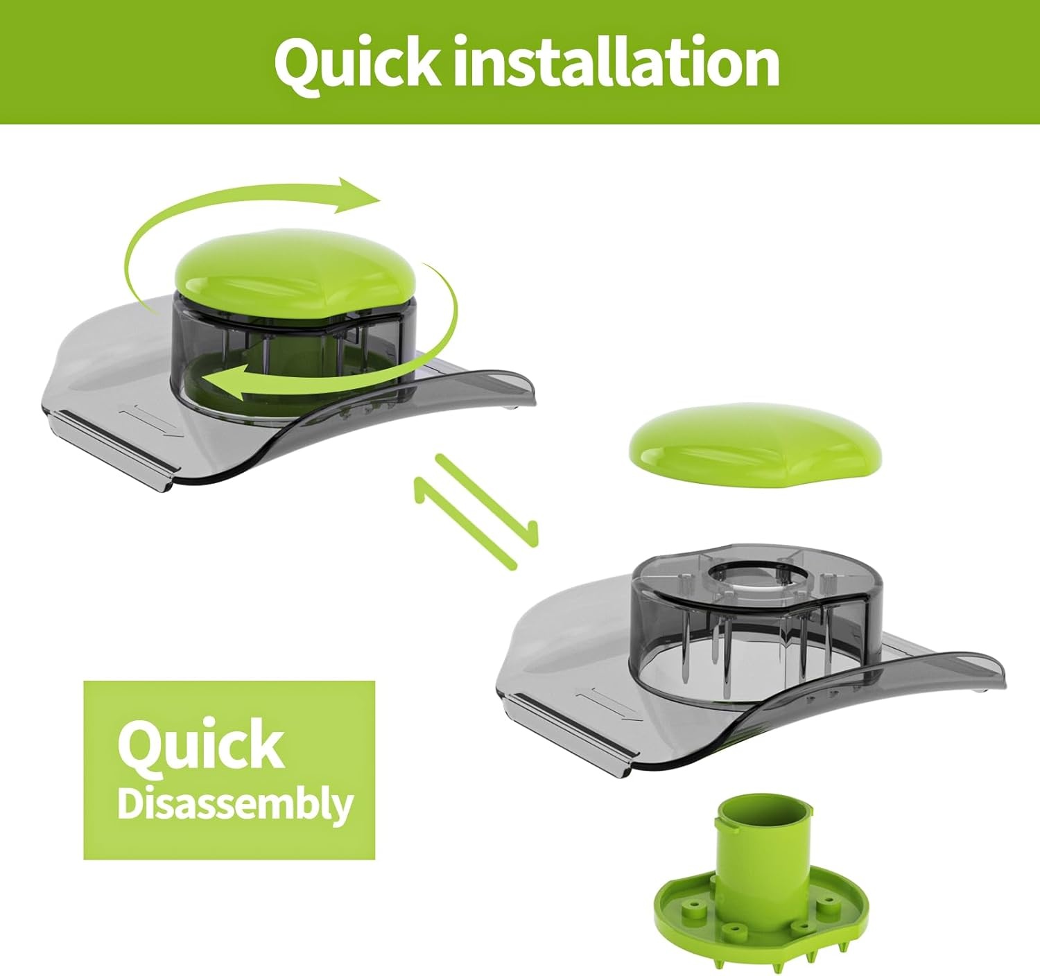 image:imageCambom Mandoline Slicer Vegetable Slicer With 2 L Container for Potatoes Tomatoes Cucumbers Carrots With 10 Blades White